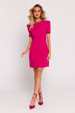 Dagkjole Moe til dame fra MS StyleHaven, laget av polyester, farge Fiolett, størrelse XL, med short ermer, perfekt til dress