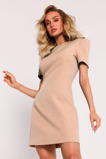 Dagkjole Moe til dame fra MS StyleHaven, laget av polyester, farge Svart, størrelse s, med short ermer, perfekt til dress