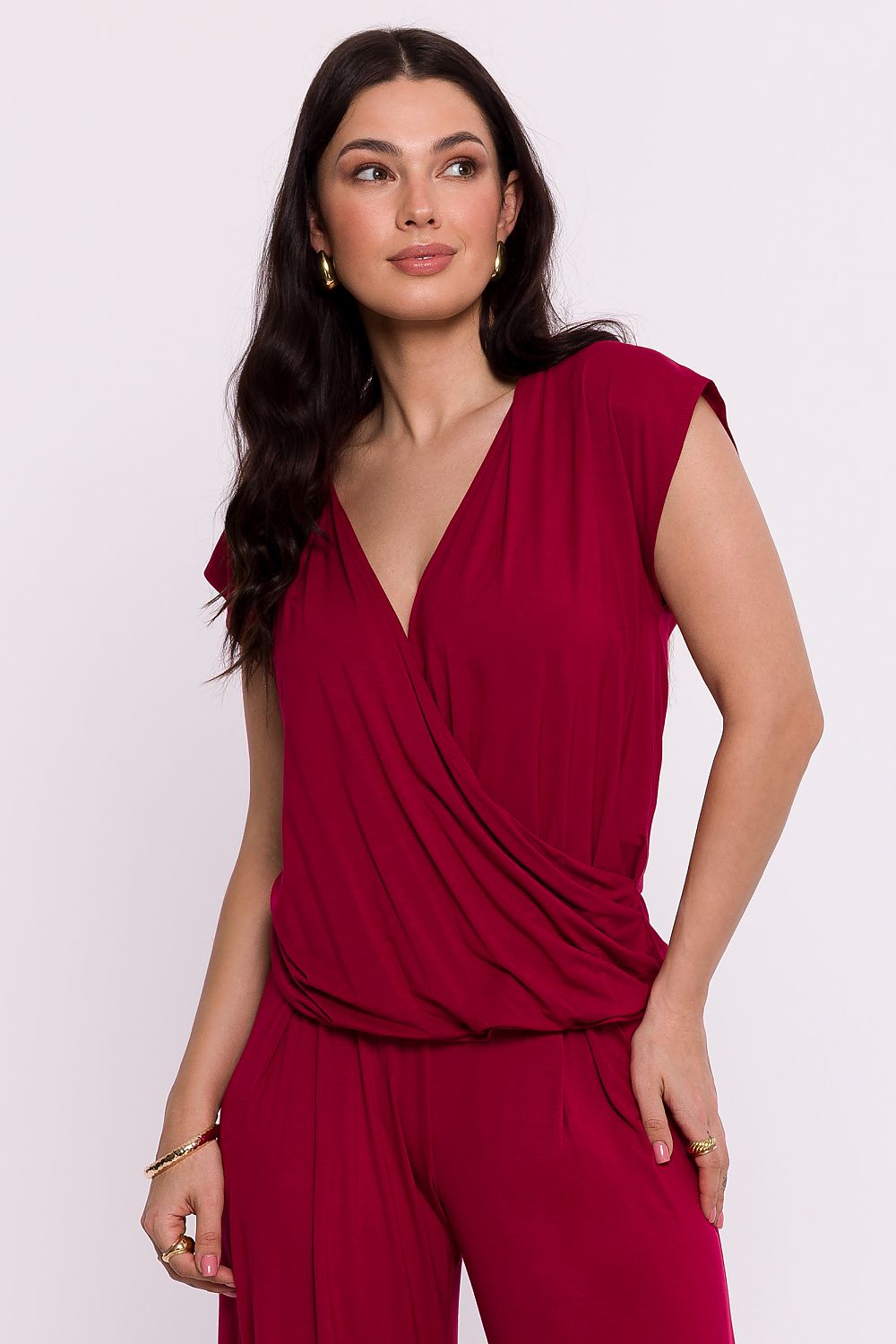 Bluse BeWear til dame fra MS StyleHaven, laget av Viskose, farge Svart, størrelse XXL, med long ermer, perfekt til dress