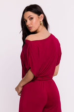 Elegant plisséstrikket bluse - BeWear til dame fra MS StyleHaven, laget av Viskose, farge beige, størrelse M, med short ermer, perfekt til dress