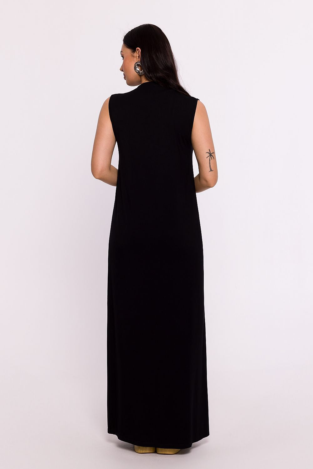Dagskjole BeWear til dame fra MS StyleHaven, laget av polyester, farge Blå, størrelse XL, med sleeveless ermer, perfekt til dress