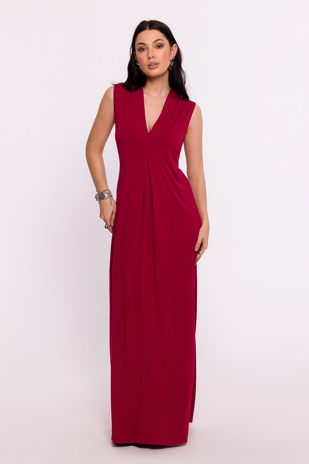 Dagskjole BeWear til dame fra MS StyleHaven, laget av polyester, farge Svart, størrelse M, med sleeveless ermer, perfekt til dress
