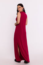 Dagskjole BeWear til dame fra MS StyleHaven, laget av polyester, farge Svart, størrelse L, med sleeveless ermer, perfekt til dress