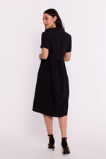 Dagskjole BeWear til dame fra MS StyleHaven, laget av polyester, farge Grønn, størrelse s, med short ermer, perfekt til dress