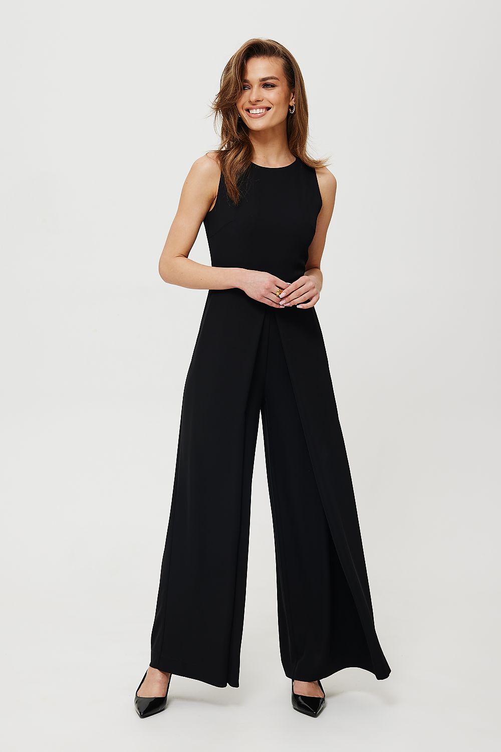 Dress Makover til dame fra MS StyleHaven, laget av polyester, farge Fiolett, størrelse M, med sleeveless ermer
