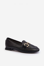 Mocassin Step in Style til dame fra MS StyleHaven, laget av polyester, farge Brun, størrelse 37, med long ermer, perfekt til dress