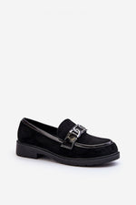 Mocassin Step in Style til dame fra MS StyleHaven, laget av polyester, farge Svart, størrelse 37, med long ermer, perfekt til casual; dress