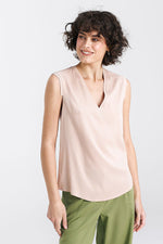 Bluse Nife til dame fra MS StyleHaven, laget av Viskose, farge Blå, størrelse 42, med short; 3-4; sleeveless ermer, perfekt til casual; dress