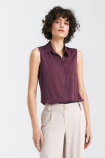 Skjorte Nife til dame fra MS StyleHaven, laget av Viskose, farge beige 2, størrelse 42, med long ermer, perfekt til casual; dress
