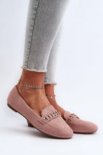 Mocassin Step in Style til dame fra MS StyleHaven, laget av polyester, farge Brun, størrelse 39, med long ermer, perfekt til casual; dress