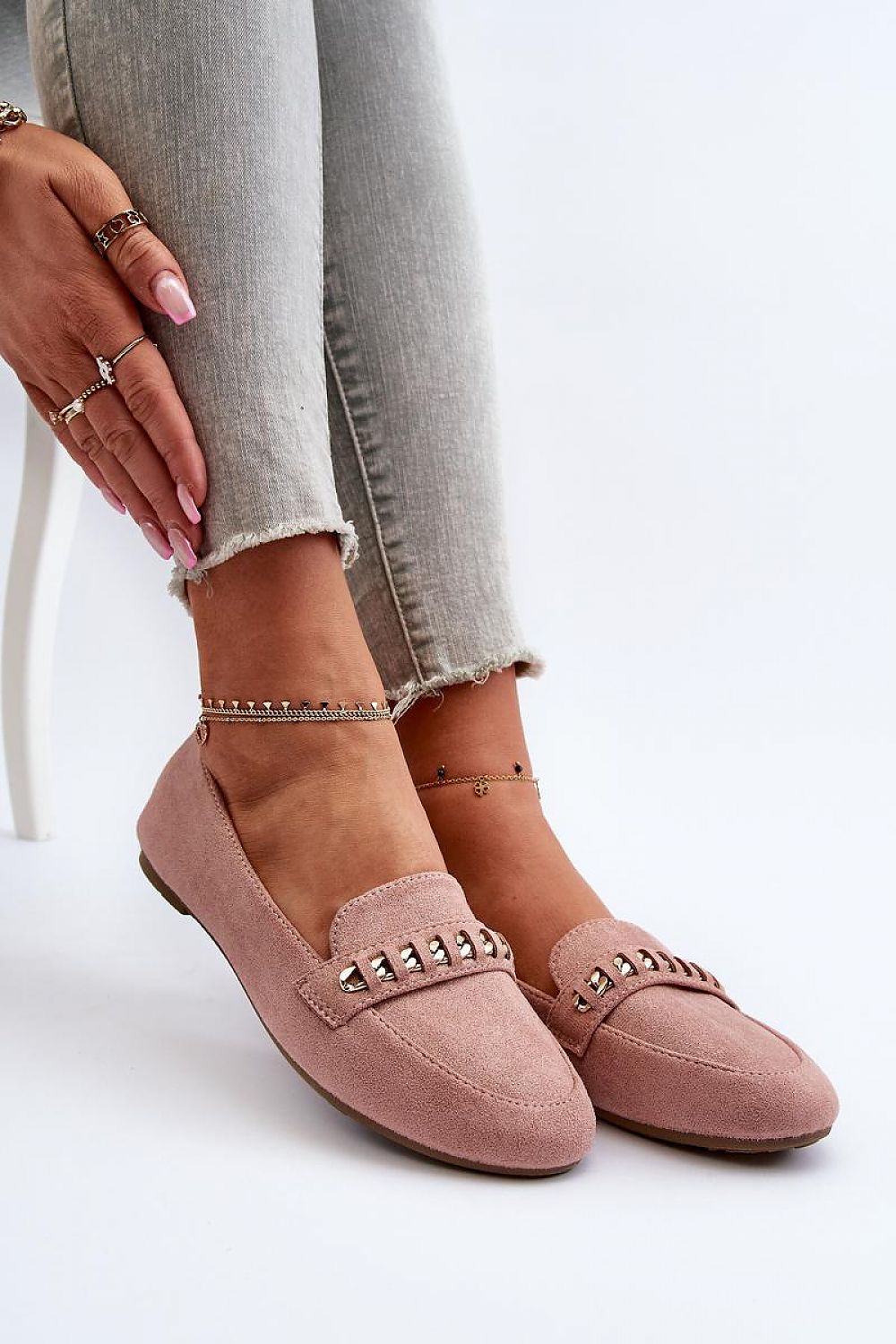 Mocassin Step in Style til dame fra MS StyleHaven, laget av polyester, farge Brun, størrelse 41, med long ermer, perfekt til casual; dress