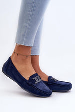 Mocassin Step in Style til dame fra MS StyleHaven, laget av polyester, farge Brun, størrelse 39, med long ermer, perfekt til casual; dress