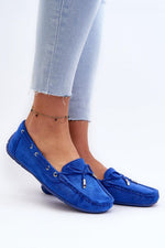 Mocassin Step in Style til dame fra MS StyleHaven, laget av polyester, farge Rosa, størrelse 39, med 45720 ermer, perfekt til casual