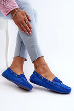 Mocassin Step in Style til dame fra MS StyleHaven, laget av polyester, farge Rosa, størrelse 41, med 45720 ermer, perfekt til casual