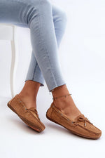 Mocassin Step in Style til dame fra MS StyleHaven, laget av polyester, farge Svart, størrelse 38, med 45720 ermer, perfekt til casual