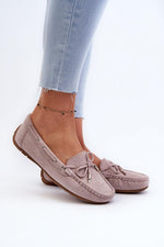 Mocassin Step in Style til dame fra MS StyleHaven, laget av polyester, farge Svart, størrelse 39, med 45720 ermer, perfekt til casual