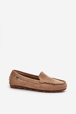 Mocassin Step in Style til dame fra MS StyleHaven, laget av polyester, farge Brun, størrelse 37, med long ermer, perfekt til casual; dress