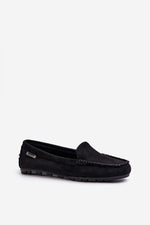 Mocassin Step in Style til dame fra MS StyleHaven, laget av polyester, farge Marineblå, størrelse 37, med long ermer, perfekt til casual; dress