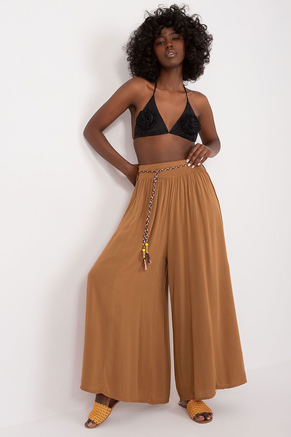 Damebukser Och Bella til dame fra MS StyleHaven, laget av Viskose, farge Grønn 3, størrelse L, med strapless ermer