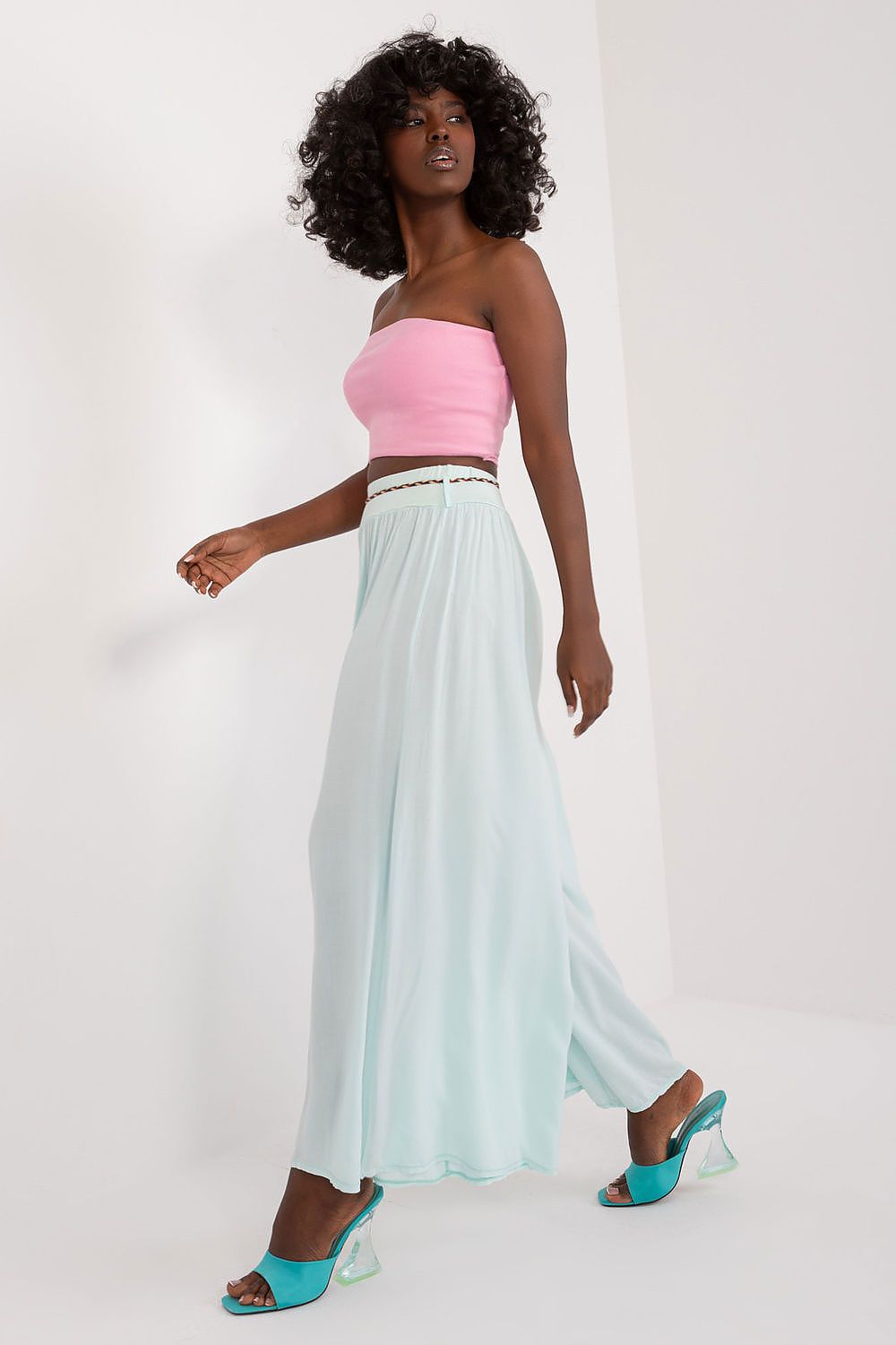 Damebukser Och Bella til dame fra MS StyleHaven, laget av Viskose, farge Grå 2, størrelse L, med strapless ermer