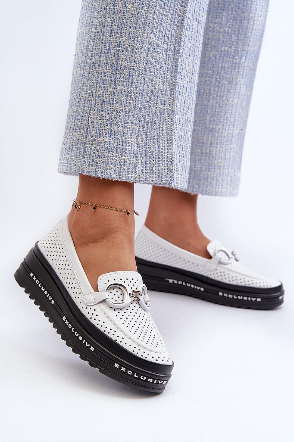 Mocassin Step in Style til dame fra MS StyleHaven, laget av polyester, farge Gul, størrelse 41, med 45720 ermer, perfekt til casual; dress