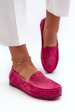 Mocassin Step in Style til dame fra MS StyleHaven, laget av polyester, farge Marineblå, størrelse 41, med 45720 ermer, perfekt til casual