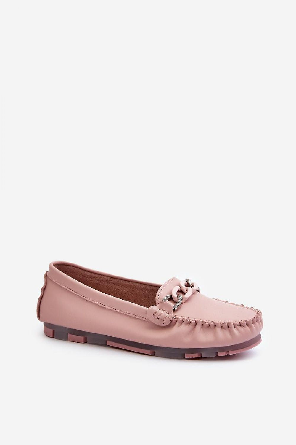 Mocassin Step in Style til dame fra MS StyleHaven, laget av polyester, farge Rosa, størrelse 37, med 45720 ermer, perfekt til casual; dress