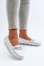 Mocassin Step in Style til dame fra MS StyleHaven, laget av polyester, farge Rosa, størrelse 41, med 45720 ermer, perfekt til casual; dress