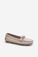 Mocassin Step in Style til dame fra MS StyleHaven, laget av polyester, farge Hvit, størrelse 40, med 45720 ermer, perfekt til casual; dress