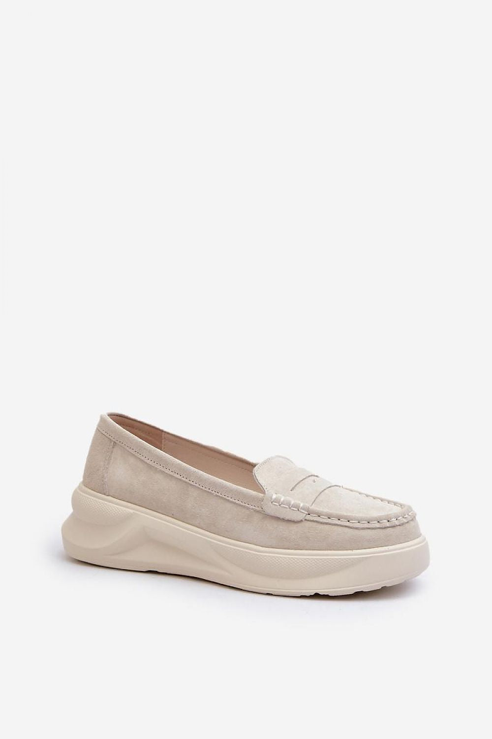 Mocassin Step in Style til dame fra MS StyleHaven, laget av polyester, farge Rosa, størrelse 40, med 45720 ermer, perfekt til casual; dress