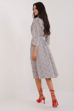 Vår skjortekjole med belte - Lakerta til dame fra MS StyleHaven, laget av polyester, farge Svart, størrelse L/XL, med 45720 ermer, perfekt til casual; dress