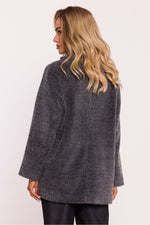 Damefrakk - Moe til dame fra MS StyleHaven, laget av Akryl; Polyamid, farge Grå, størrelse 2XL/3XL, med long ermer, perfekt til dress