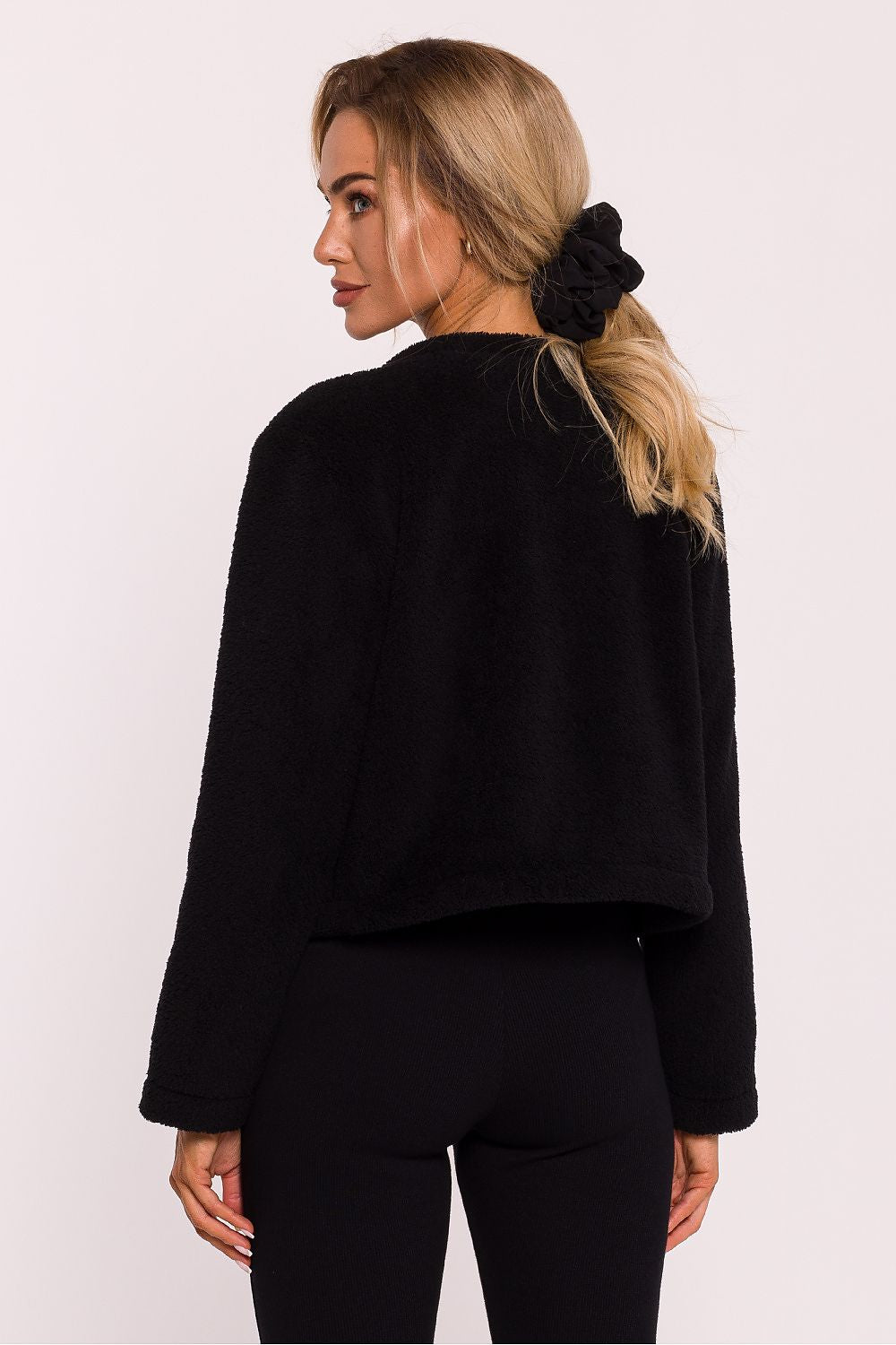 Genser Moe til dame fra MS StyleHaven, laget av polyester, farge Svart, størrelse s, med long ermer, perfekt til dress