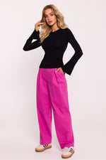 Bluse Moe til dame fra MS StyleHaven, laget av Bomull; polyester, farge Svart, størrelse L/XL, med long ermer, perfekt til dress