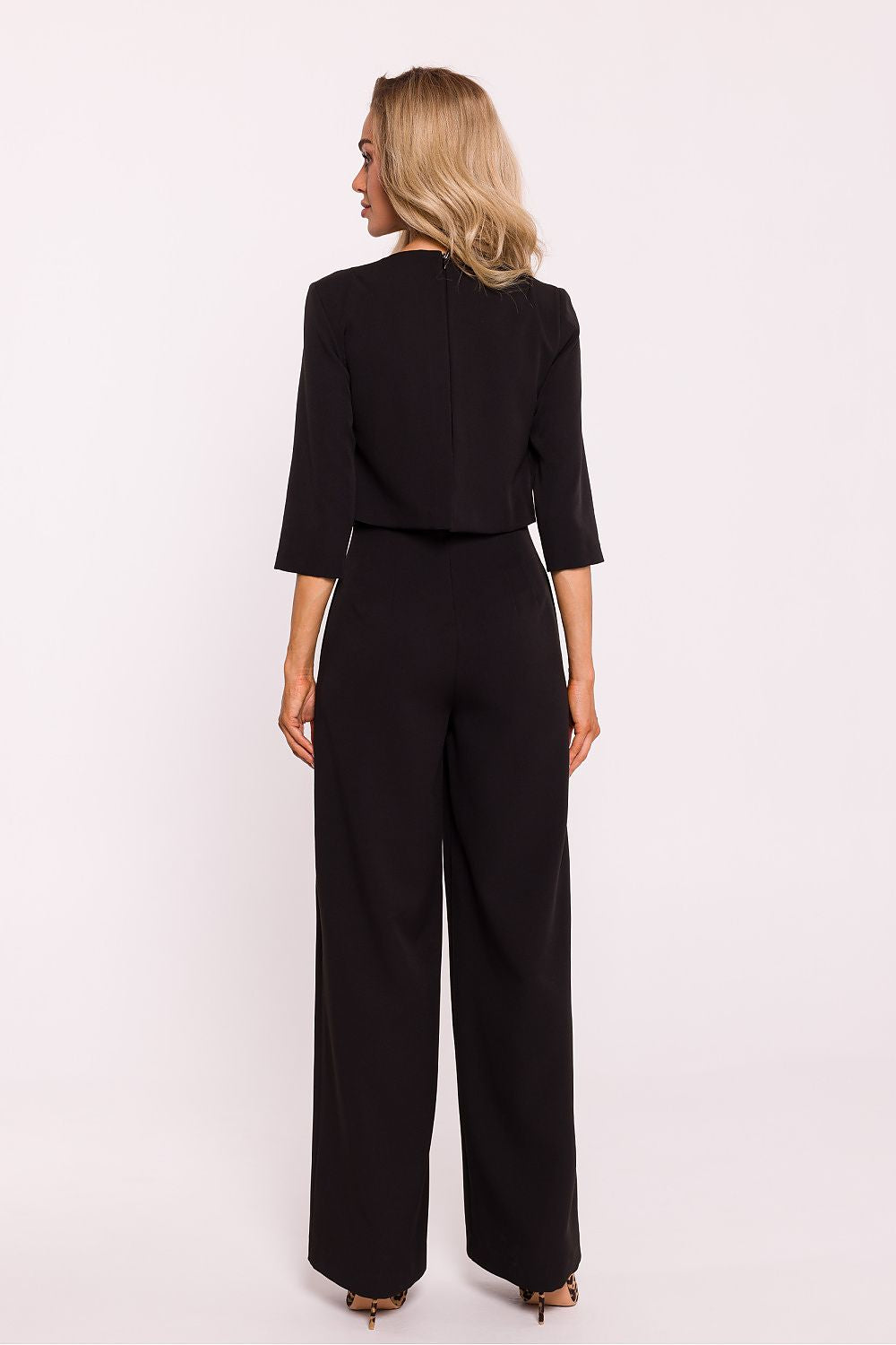 Buksedress / Jumpsuit - Moe til dame fra MS StyleHaven, laget av polyester, farge Rød, størrelse s, med short ermer, perfekt til dress
