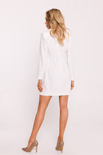 Dagkjole Moe til dame fra MS StyleHaven, laget av polyester, farge beige, størrelse s, med long ermer, perfekt til dress