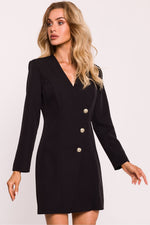 Dagkjole Moe til dame fra MS StyleHaven, laget av polyester, farge beige, størrelse XXL, med long ermer, perfekt til dress