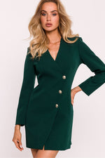 Dagkjole Moe til dame fra MS StyleHaven, laget av polyester, farge Rød, størrelse L, med long ermer, perfekt til dress