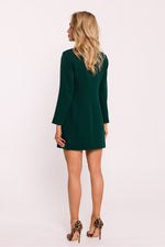 Dagkjole Moe til dame fra MS StyleHaven, laget av polyester, farge Rød, størrelse XXL, med long ermer, perfekt til dress