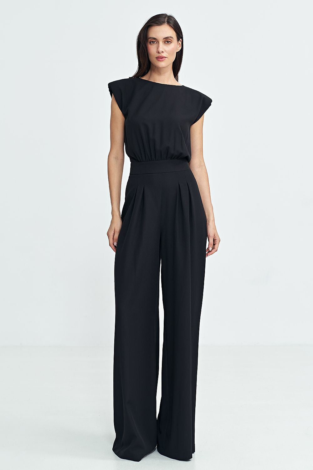 Dress Nife til dame fra MS StyleHaven, laget av polyester, farge Grønn, størrelse 40, med sleeveless ermer, perfekt til casual; dress