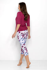 Pyjamas Momenti Per Me til dame fra MS StyleHaven, laget av Viskose; Elastan-1; Bomull, farge Rosa, størrelse M, med long ermer, perfekt til casual; dress