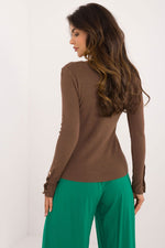 Jumper AT til dame fra MS StyleHaven, laget av Viskose, farge Fiolett, størrelse S/M, med short ermer, perfekt til casual; dress