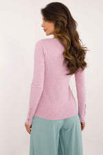Jumper AT til dame fra MS StyleHaven, laget av Viskose, farge Brun 2, størrelse S/M, med short ermer, perfekt til casual; dress