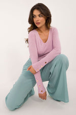 Jumper AT til dame fra MS StyleHaven, laget av Viskose, farge Brun 2, størrelse L/XL, med short ermer, perfekt til casual; dress