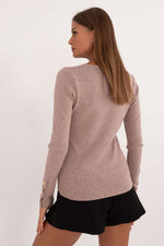 Jumper AT til dame fra MS StyleHaven, laget av Viskose, farge Fiolett 3, størrelse L/XL, med short ermer, perfekt til casual; dress