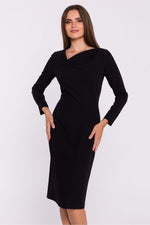 Dagkjole Stylove til dame fra MS StyleHaven, laget av polyester; Viskose, farge Fiolett, størrelse M, med long ermer, perfekt til dress