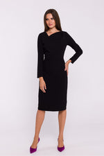 Dagkjole Stylove til dame fra MS StyleHaven, laget av polyester; Viskose, farge Fiolett, størrelse L, med long ermer, perfekt til dress