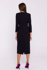 Dagkjole Stylove til dame fra MS StyleHaven, laget av polyester, farge beige, størrelse s, med 3-4; long ermer, perfekt til dress