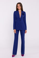 Jakke Stylove til dame fra MS StyleHaven, laget av polyester, farge Grå, størrelse XXL, med long ermer, perfekt til dress