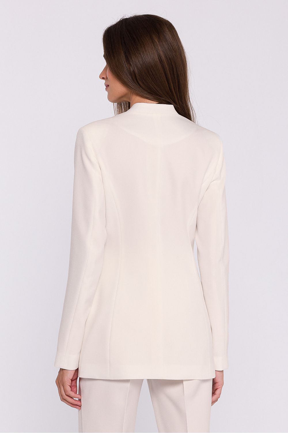 Jakke Stylove til dame fra MS StyleHaven, laget av polyester, farge Blå, størrelse XL, med long ermer, perfekt til dress
